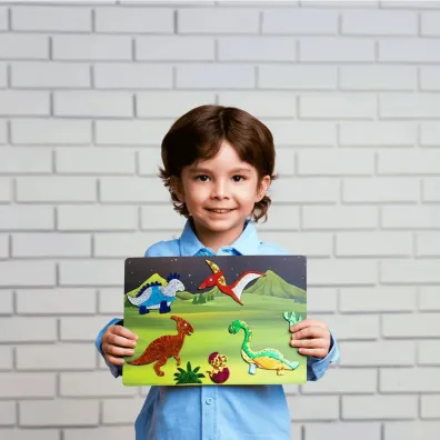 Zestaw kreatywny Skillmatics Foil Fun Kraina Dinozaur�w Grasper Global Private Limited