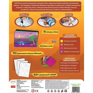 Zestaw kreatywny Skillmatics Foil Fun Kraina Dinozaur�w Grasper Global Private Limited