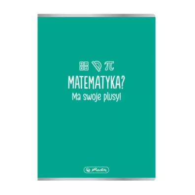 Zeszyt A5/60 kartek kratka Matematyka HERLITZ 9577438 kratka 60 kartek