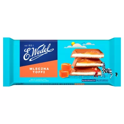 E.Wedel Czekolada mleczna toffi 100 g