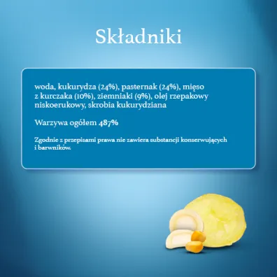 Gerber Zupka krem z jasnych warzyw z kurczakiem dla niemowl�t po 5 miesi�cu 125 g