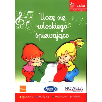 Audiobook Ucz� si� w�oskiego �piewaj�co ksi��ka z piosenkami 3-6 lat + audio online CD - Magdalena Kaczmarek