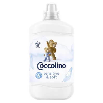 Coccolino P�yn do p�ukania tkanin koncentrat Sensitive & Soft (68 pra�) 1.7 l
