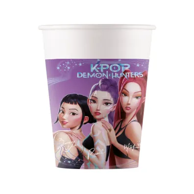 KPop Demon Hunters KUBEK PAP 200ML K-POP DEMON HUNTER GO OP8SZT FOL