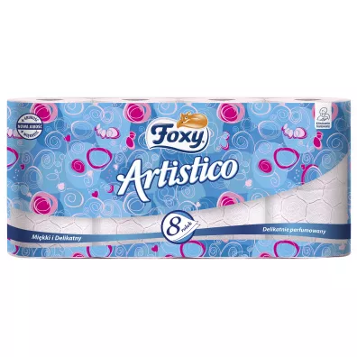 Foxy Papier toaletowy Artistico R�owy 8 szt.