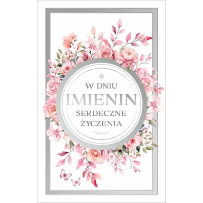 Art Nuvo Karnet Imieniny (13x20,5cm) KI-05