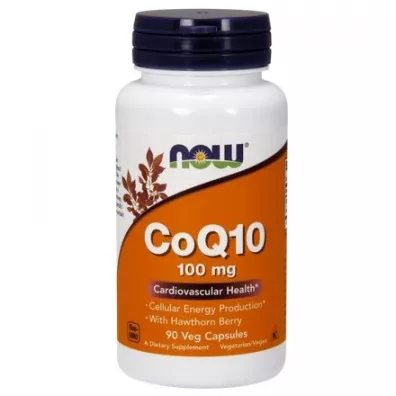 Now Foods Koenzym Q10 100 mg i Gg 400 mg Suplement diety 90 kaps.