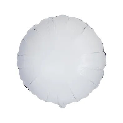 Balon foliowy Okr�g�y bia�y 45cm