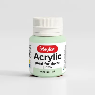 Ideyka Farba akrylowa Zielona herbata 20ml