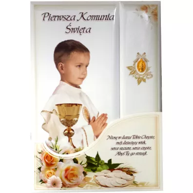Karta Ksi��eczka A4 Pami�tka I Komunii �wi�ta 025215 - Pami�tka