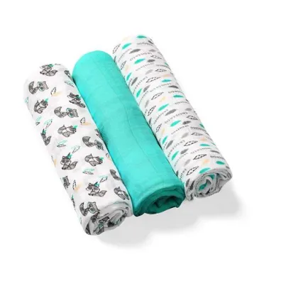 Babyono Naturalne pieluszki z w��kien bambusa organicznego - szmaragdowe