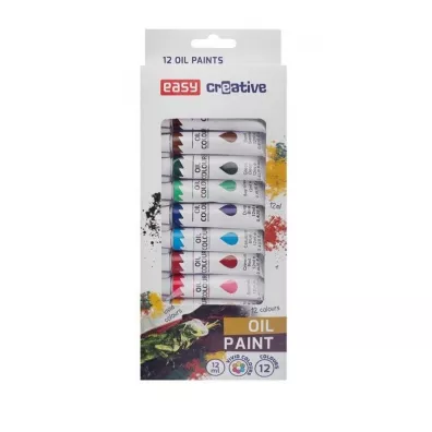 Easy Stationery Farby olejne 12 x 12 ml