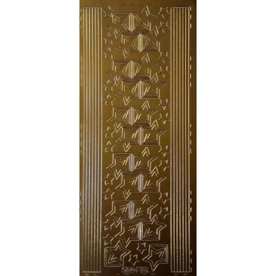 Galeria Hobby Stiker a�urowy bordiurka z�oty 10x23cm