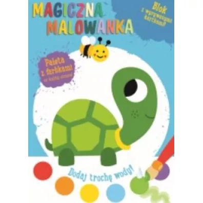 Magiczna malowanka z farbkami ��wik