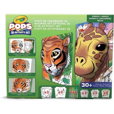 Pops 3D Activity Set - Jungle Crayola