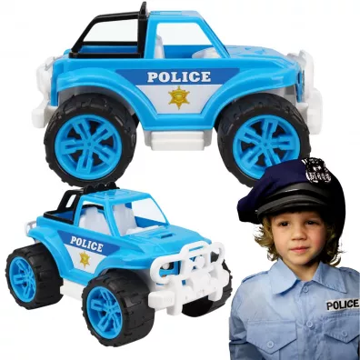 Teren�wka policja w siatce Technok