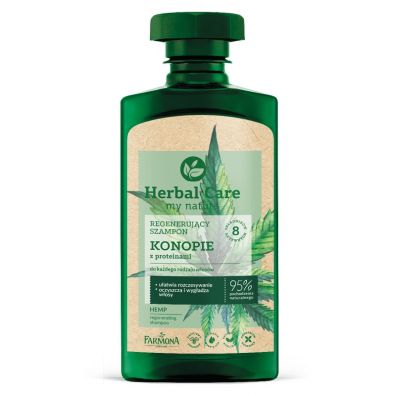 Farmona Herbal Care regenerujcy szampon do wosw Konopie z Proteinami 330 ml