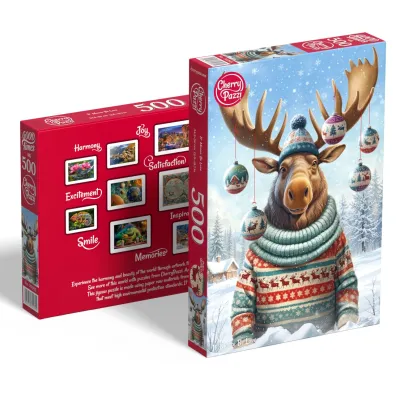 Puzzle 500 el. It Moose Be Love 20395 CherryPazzi