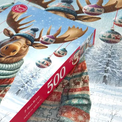 Puzzle 500 el. It Moose Be Love 20395 CherryPazzi