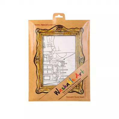 Funny Mat White - Vincent van Gogh, Pok�j w Arles. Mata do kolorowania wielokrotnego u�ytku Strigo