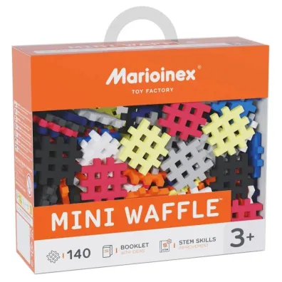 Klocki konstrukcyjne 140 element�w Wafle mini MARIOINEX 909065
