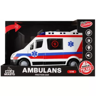 Ambulans Moje Miasto MEGA CREATIVE 522124