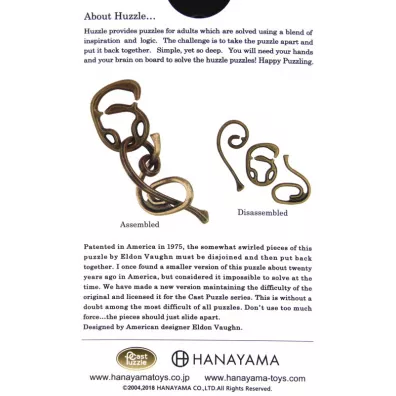 �amig��wka Huzzle Cast Enigma poziom 6/6 Hanayama
