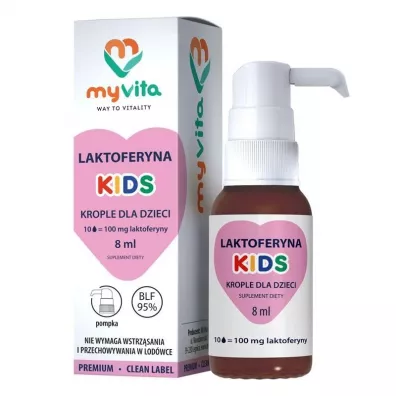 MyVita Laktoferyna Kids krople - suplement diety 8 ml