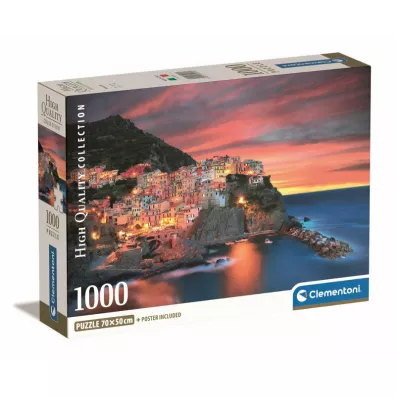Puzzle 1000 el. Compact Manarola Clementoni