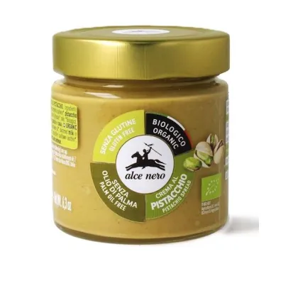 Alce Nero Krem pistacjowy bezglutenowy 180 g Bio
