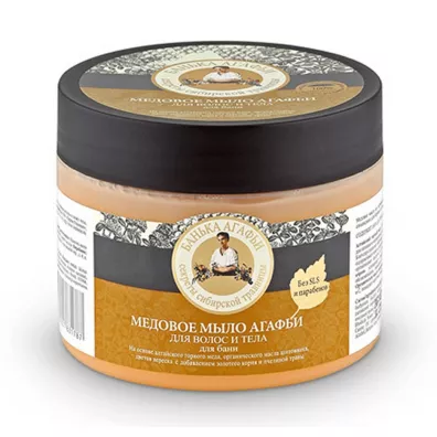 Bania Agafia Myd�o do cia�a i w�os�w miodowe 300 ml