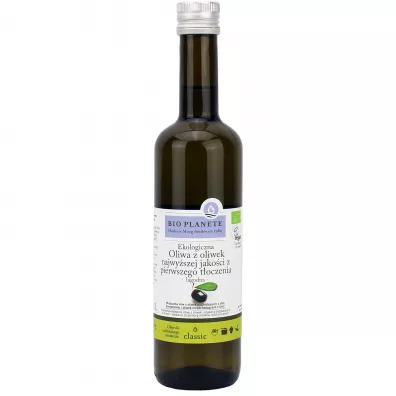 Bio Planete Ekologiczna Oliwa z oliwek z pierwszego toczenia agodna 500 ml Bio