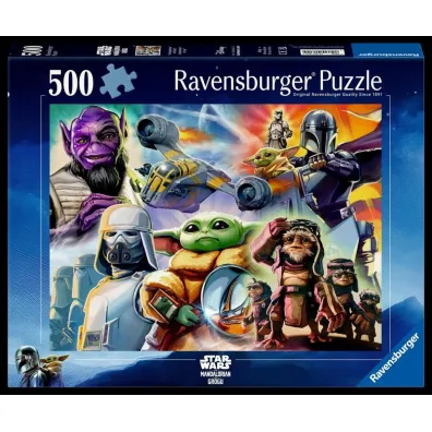Puzzle 500 The Mandalorian and Grogu Ravensburger