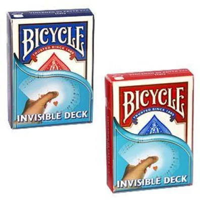 Bicycle Invisible Deck, karty do gry, niebieskie