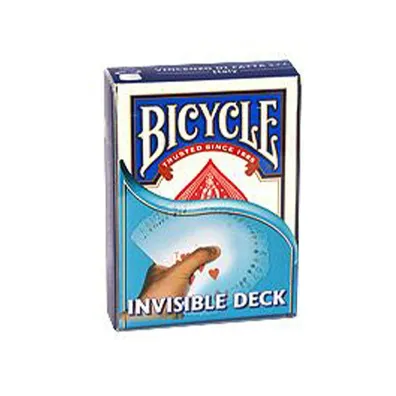Bicycle Invisible Deck, karty do gry, niebieskie