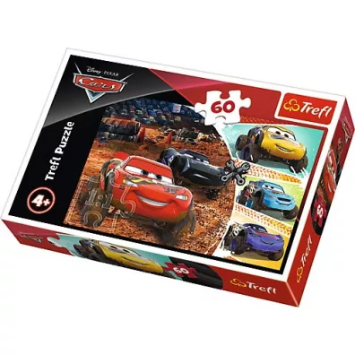 Puzzle 60 el. Zygzak McQueen z przyjaci�mi Trefl
