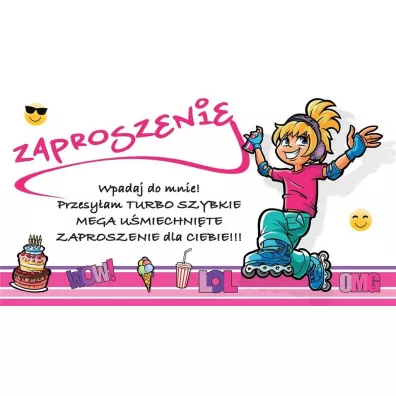Stamp Zaproszenia Young nr 13 10 szt.