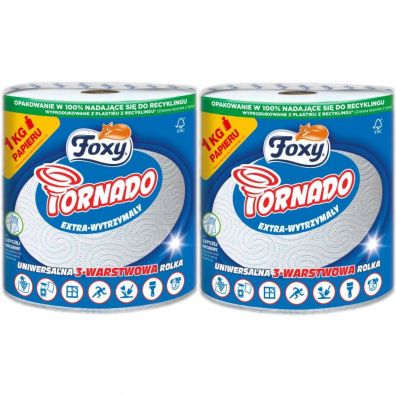 Foxy Ręcznik papierowy Tornado Zestaw 2 szt.
