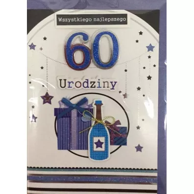 Panorama Karnet Urodziny B6 Premium 61 + koperta