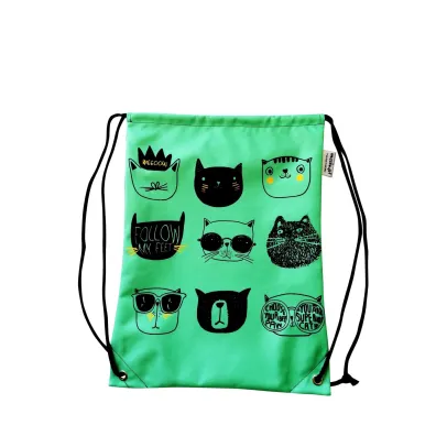 Mesio.pl Worek szkolny Cat face
