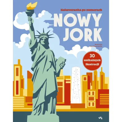 Nowy Jork. Kolorowanka po numerach - Zoe  Illustratrice