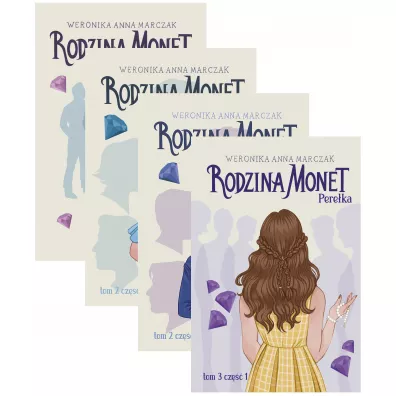Pakiet Rodzina Monet. Tom 2. Cz�� 1-2: Kr�lewna. Cz�� 1, Kr�lewna. Cz�� 2 - Weronika Marczak