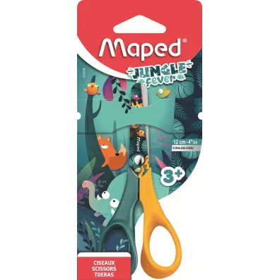 Maped No�yczki szkolne Jungle Fever Vivo 12cm