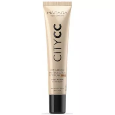 Madara Miejski krem CC przeciw zanieczyszczeniom SPF 15 z kwasem hialuronowym Medium City Anti Pollution 15 ml