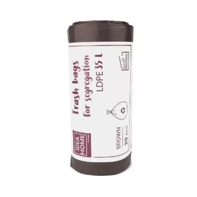Idea Worki na �mieci 35L br�zowe 20 szt.