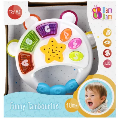 Muzyczny tamburynek BAM BAM 515006