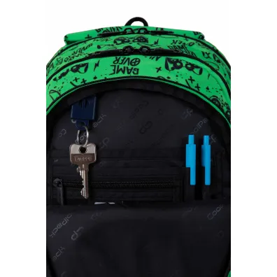 Patio Plecak szkolny Coolpack Jerry Game Over Gradient Green