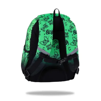 Patio Plecak szkolny Coolpack Jerry Game Over Gradient Green