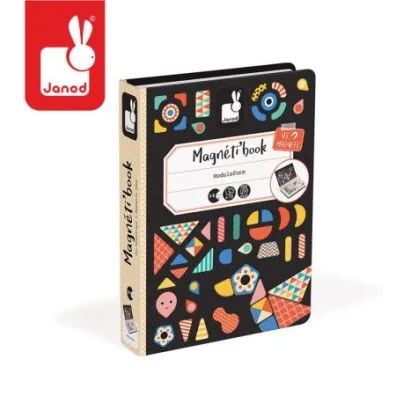 Puzzle Magnetyczna ukadanka Ksztaty Magnetibook Janod