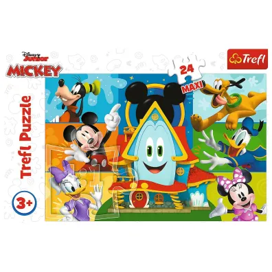 Puzzle maxi 24 el. Myszki Miki i przyjaciele Trefl